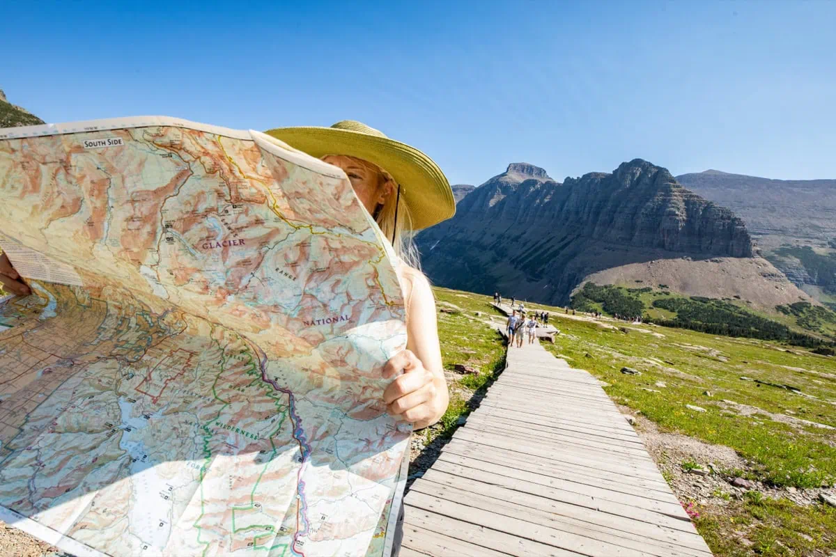 Sedlo Logan Pass, nejvyssi bod silnice Going-to-the-Sun