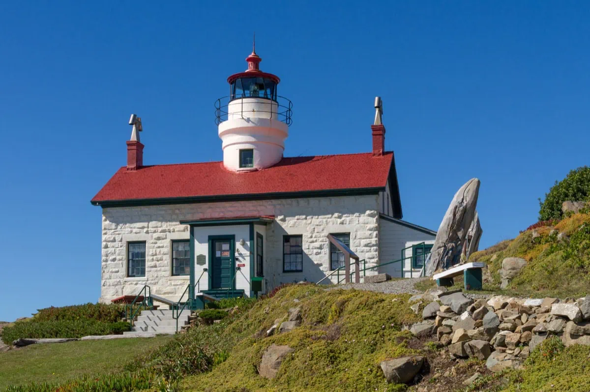 Maják Battery Point Lighthouse u Crescent City