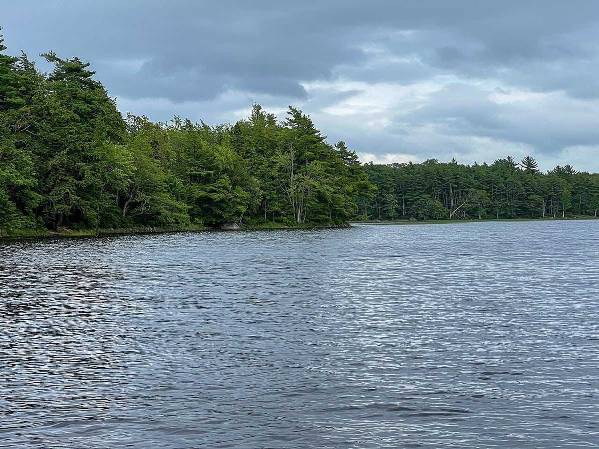 Kejimkujik National Park, Nouvelle-Écosse Canada : 13 choses à voir et à faire 1 Vue sur le lac Kejimkujik Lake depuis la plage de Kedge Beach