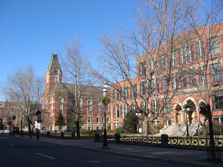 Historické centrum města Fredericton v New Brunswicku