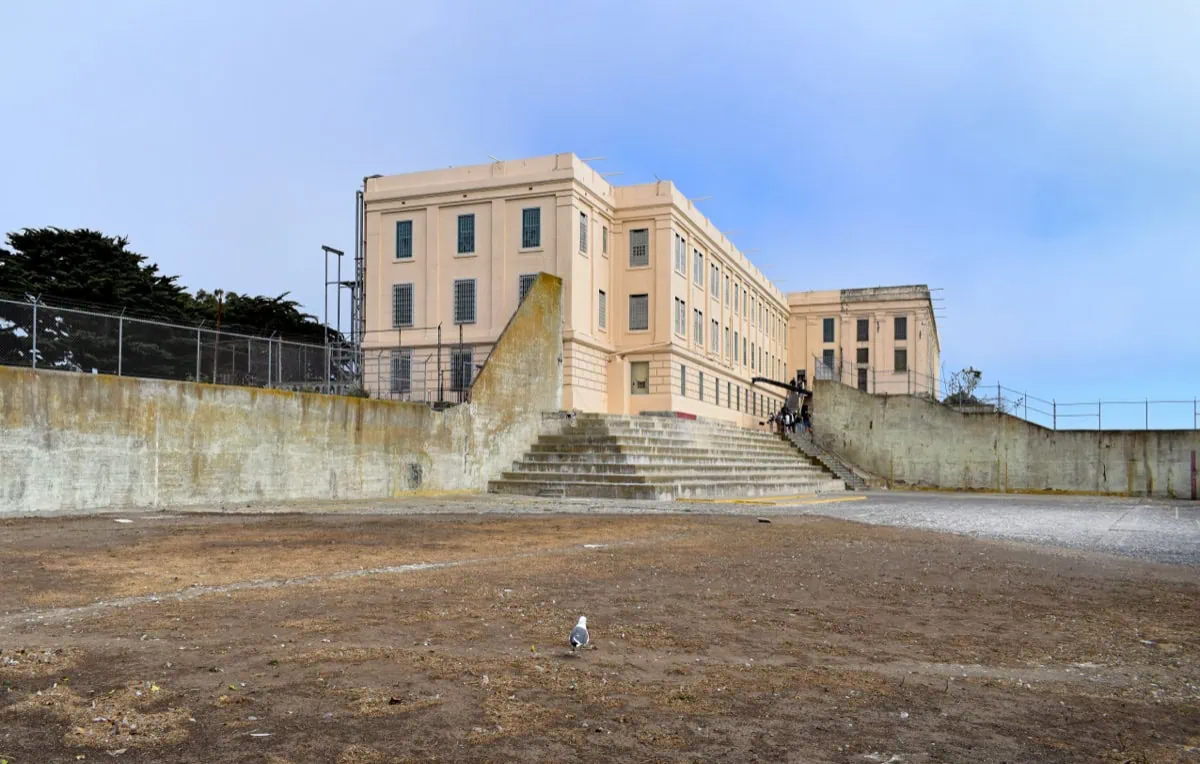 Ostrov Alcatraz v zalivu San Francisco