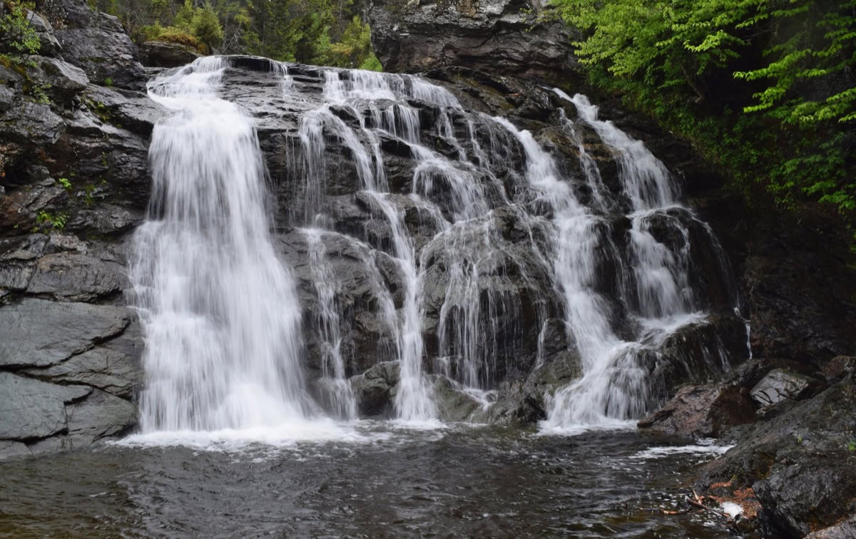 Vodopad Laverty Falls v Fundy National Park
