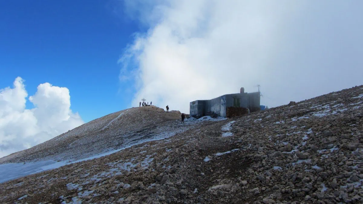 Vystup na Punta Penia - nejvyssi vrchol Marmolady (3343 m)