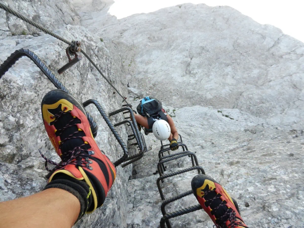 Ferrata na Marmolade pro horolezce