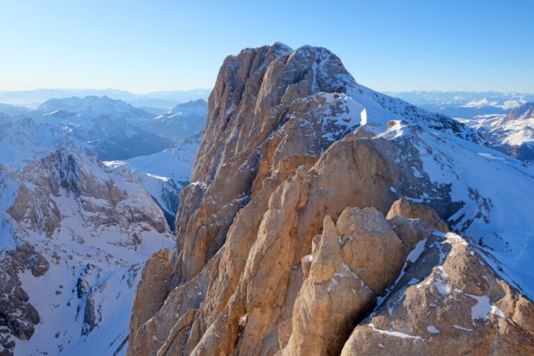 Marmolada - nejvyssi hora Dolomit s posledni ledovcem