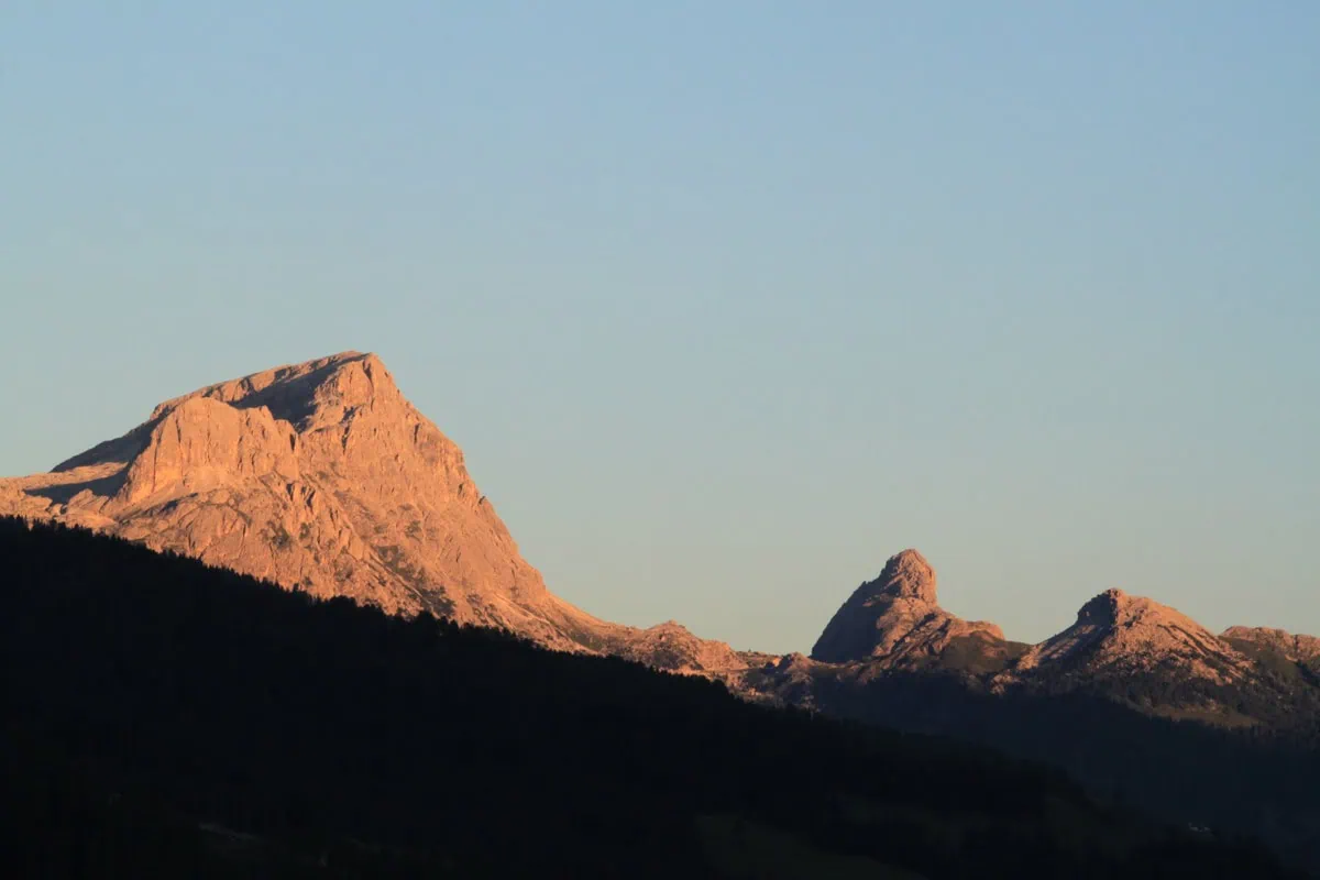 Lagazuoi a Sass de Stria, oblast valecnych tunelu z prvni svetove valky