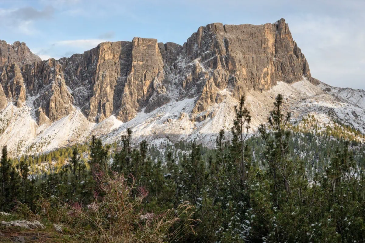 Pilastro a Ponta Lastoi de Formin v Dolomitech