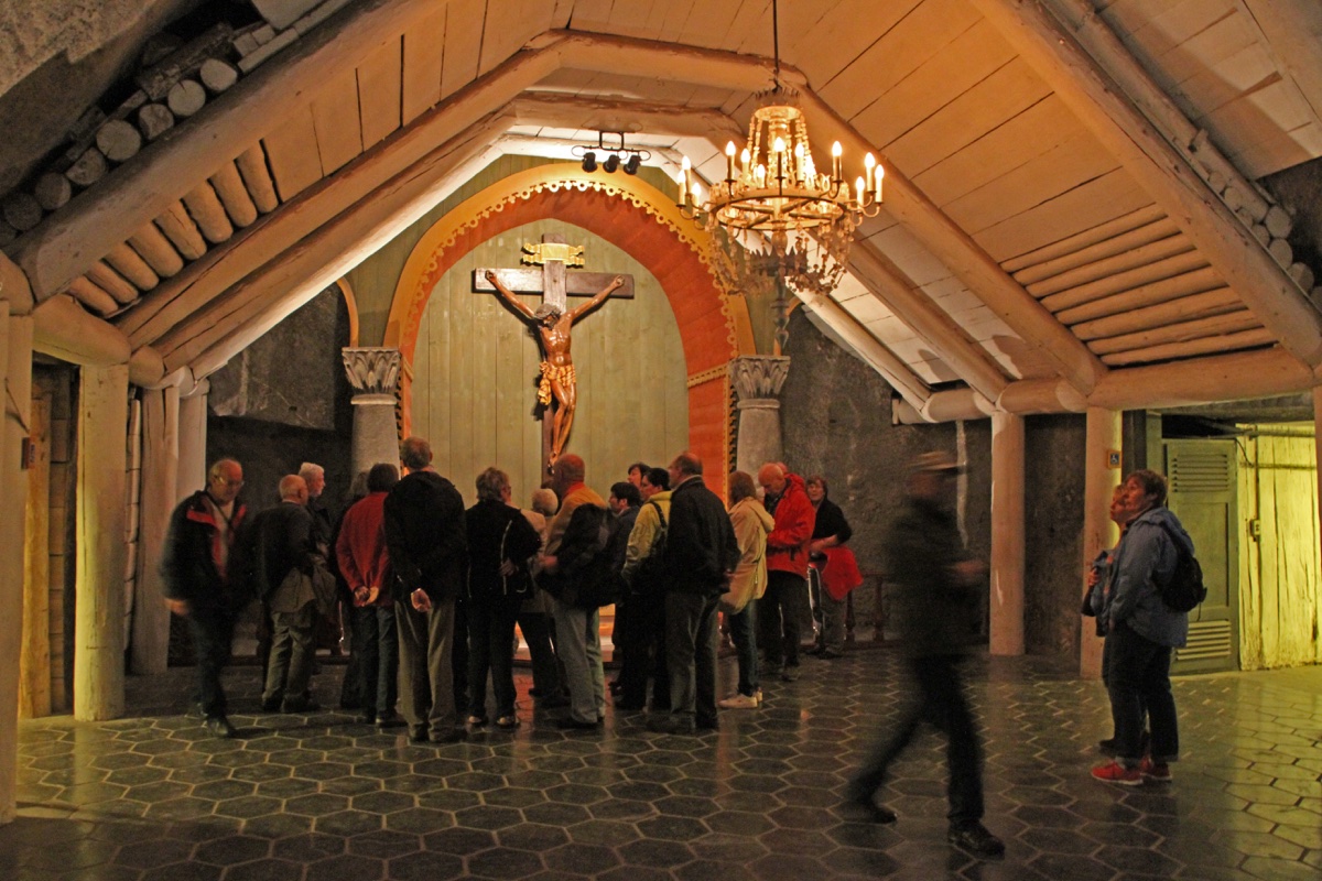 Kaple sv. Kingy v solnem dulu Wieliczka