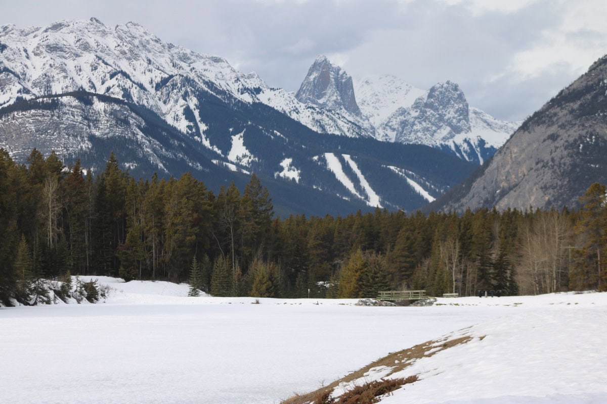 Polární záře v Albertě: Kde a kdy ji můžete vidět 7 Mount Norquay nad Banff townsite
