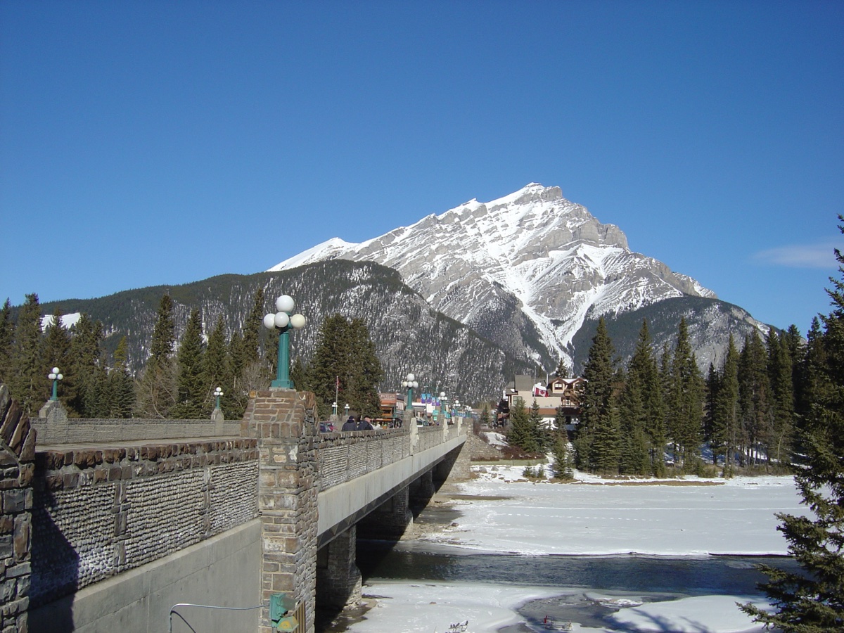 Banff v prosinci