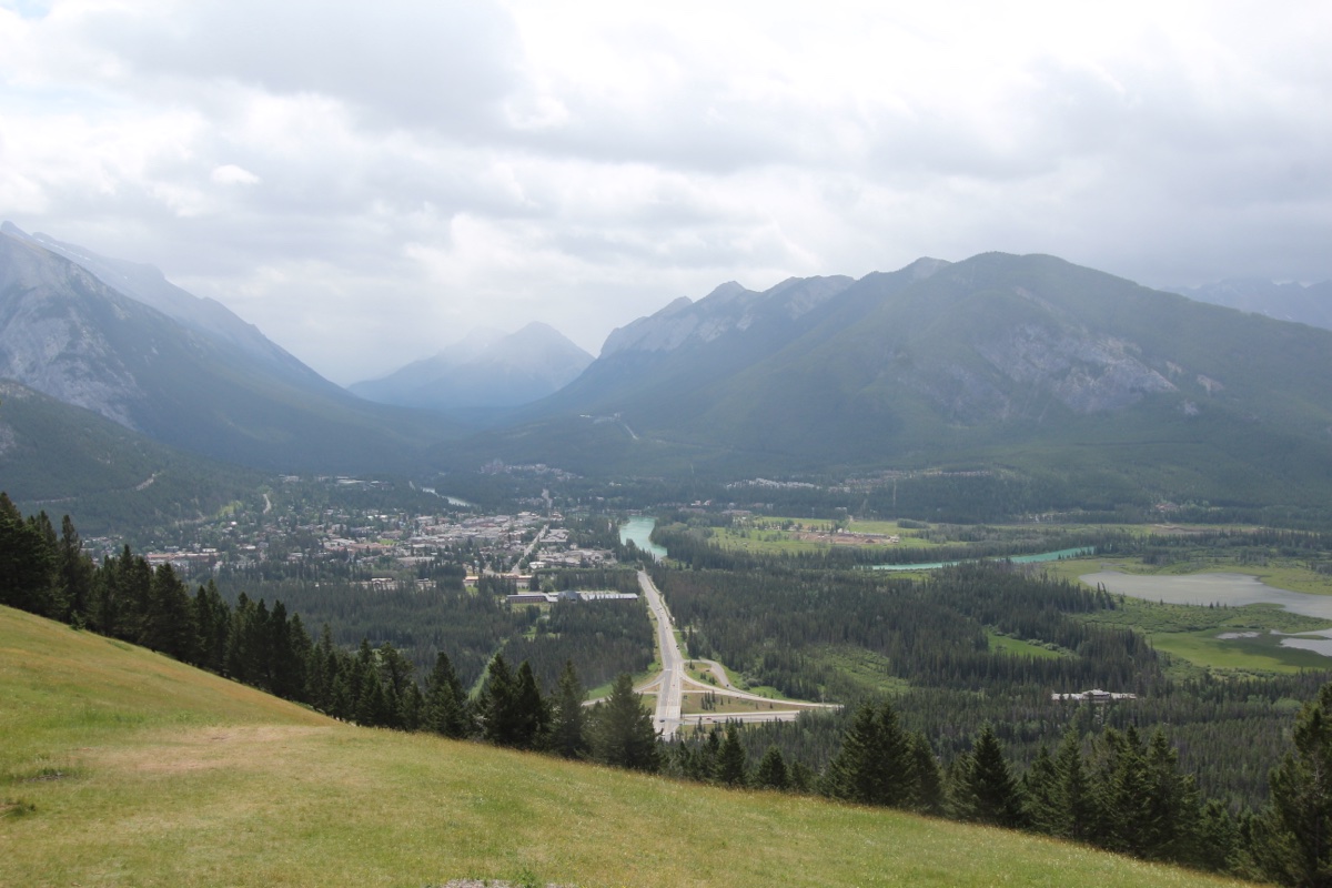 Mount Norquay nad Banff townsite