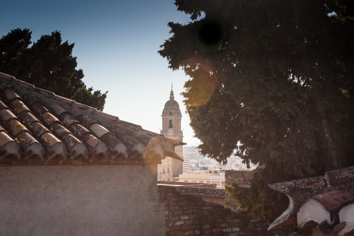 Pevnost Alcazaba a katedrála v Málaze