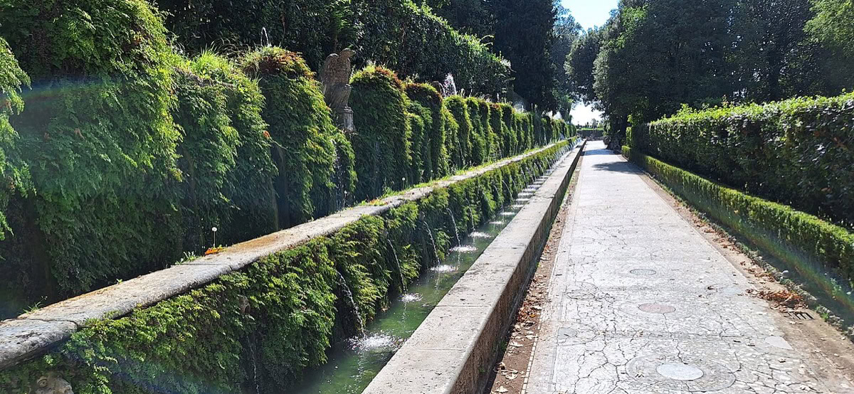 Výlet do Tivoli z Říma: 12 tipů, co vidět a dělat 5 Vodní kanály a fontány v zahradách Villa d'Este v Tivoli