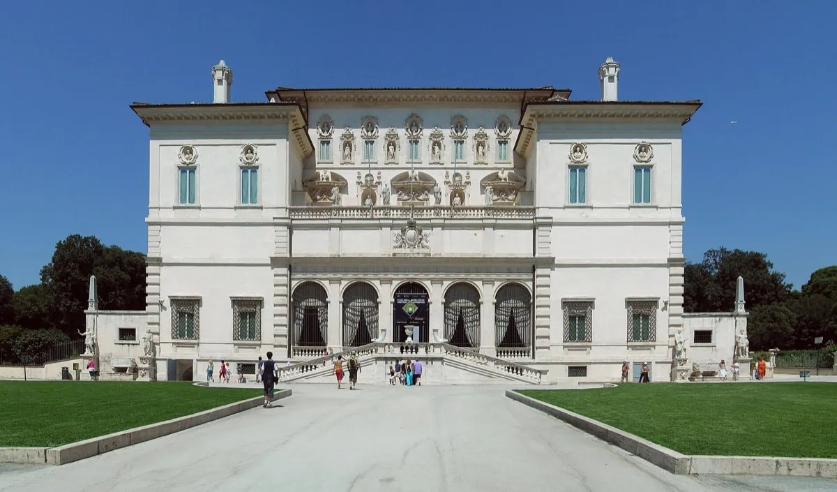 Priečelie Galérie Borghese v Ríme