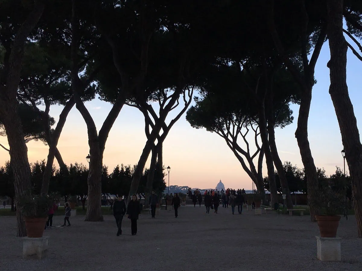 Pomarančová záhrada Giardino degli Aranci na Aventine