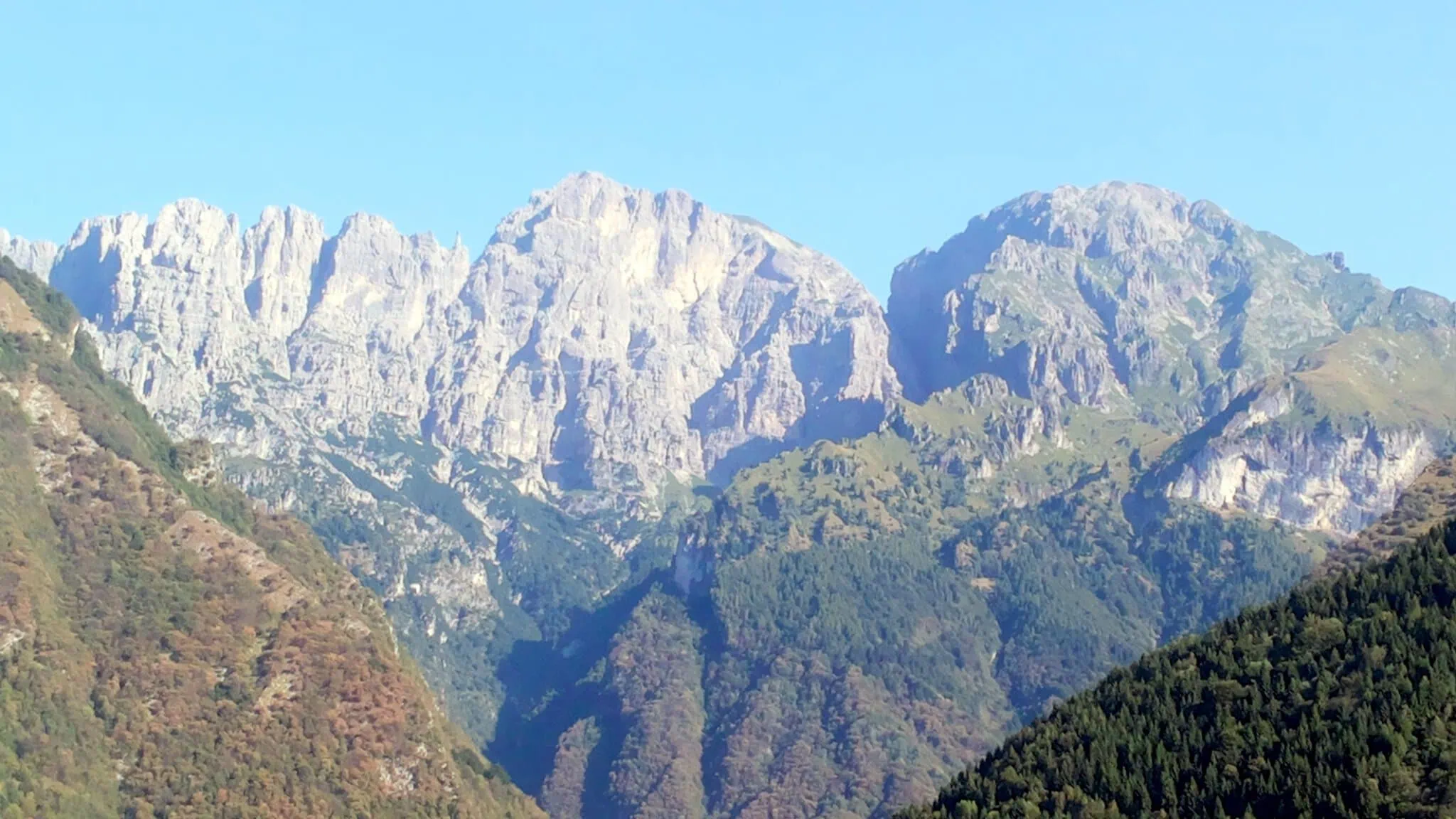 Skupina Schiara, závěrečný nejnáročnější úsek Alta Via 1