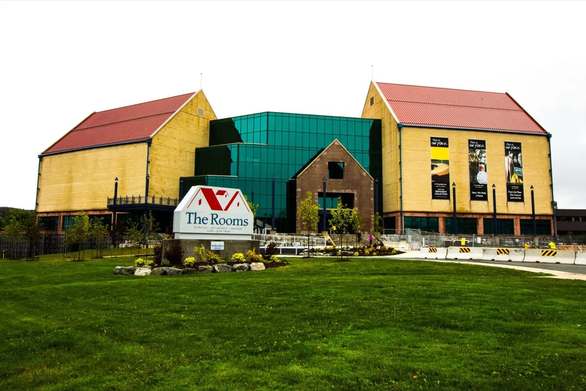 L'edificio del museo The Rooms a St. John's