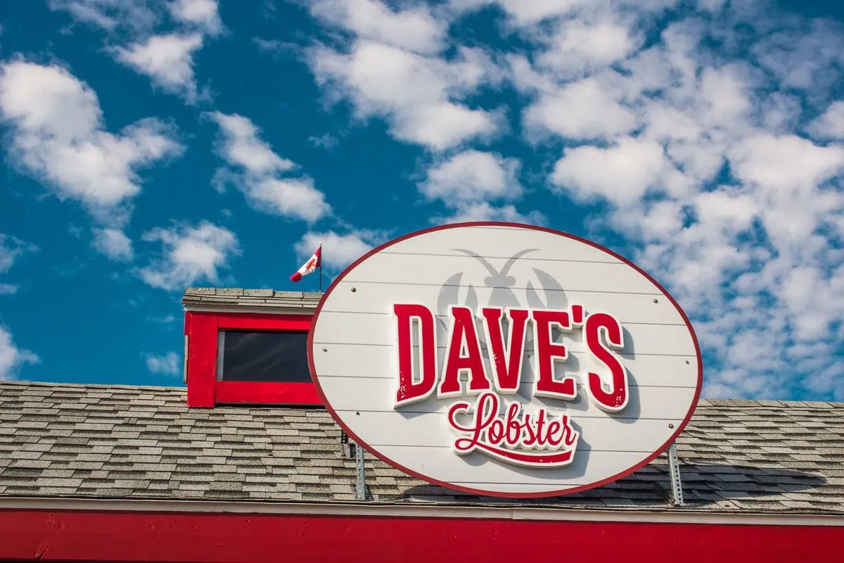 Ristorante Dave's Lobster sul lungomare di Halifax