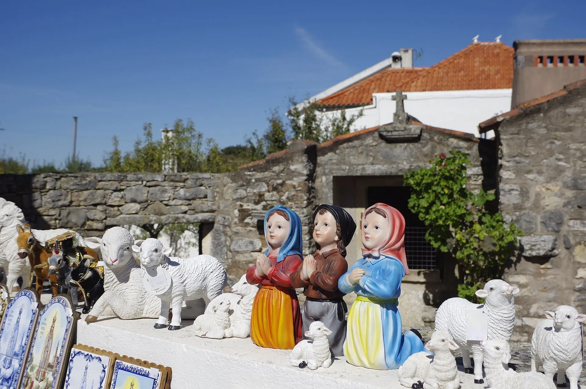 Il villaggio di Aljustrel e le case natali dei pastorelli vicino a Fátima Portogallo
