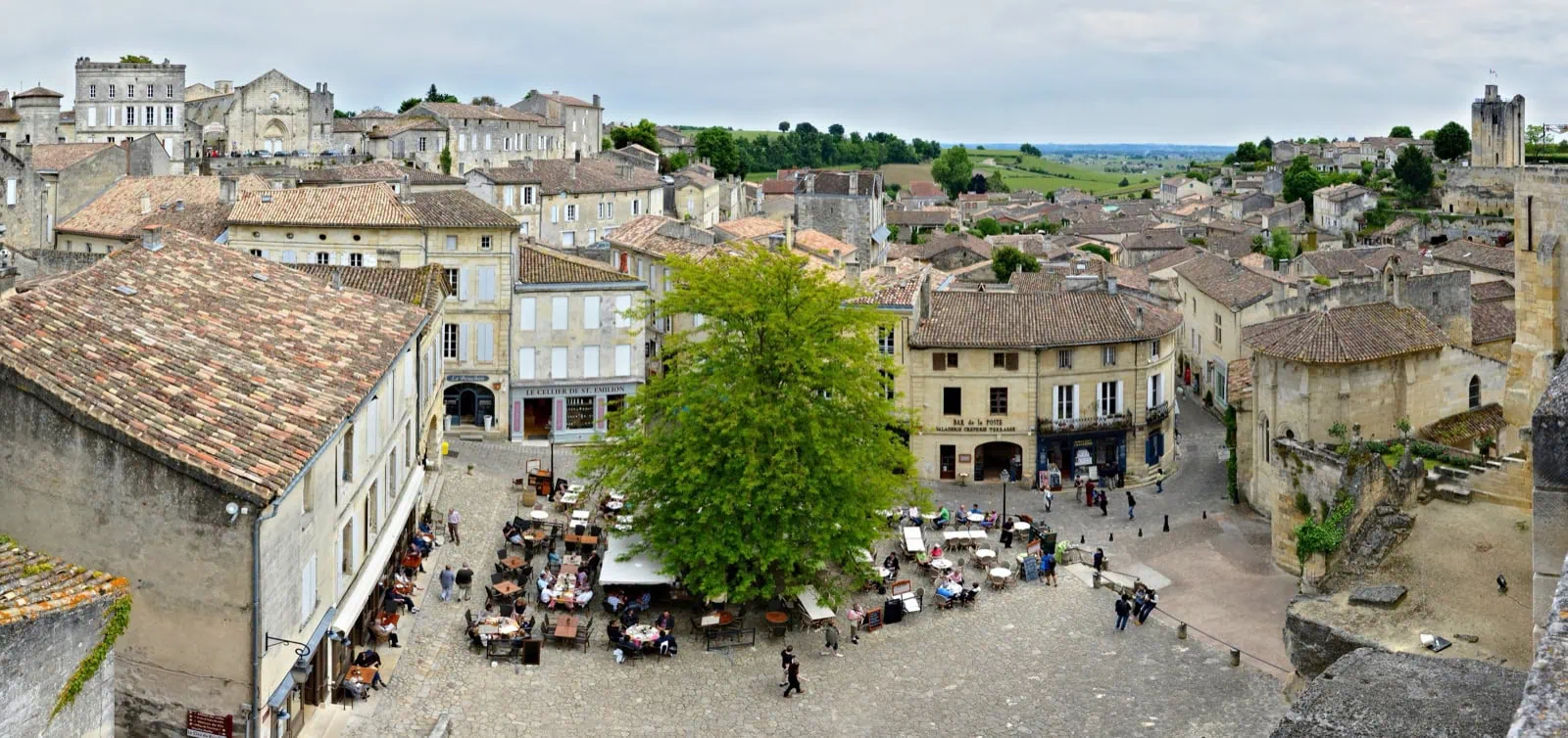 Vinařské městečko Saint-Émilion