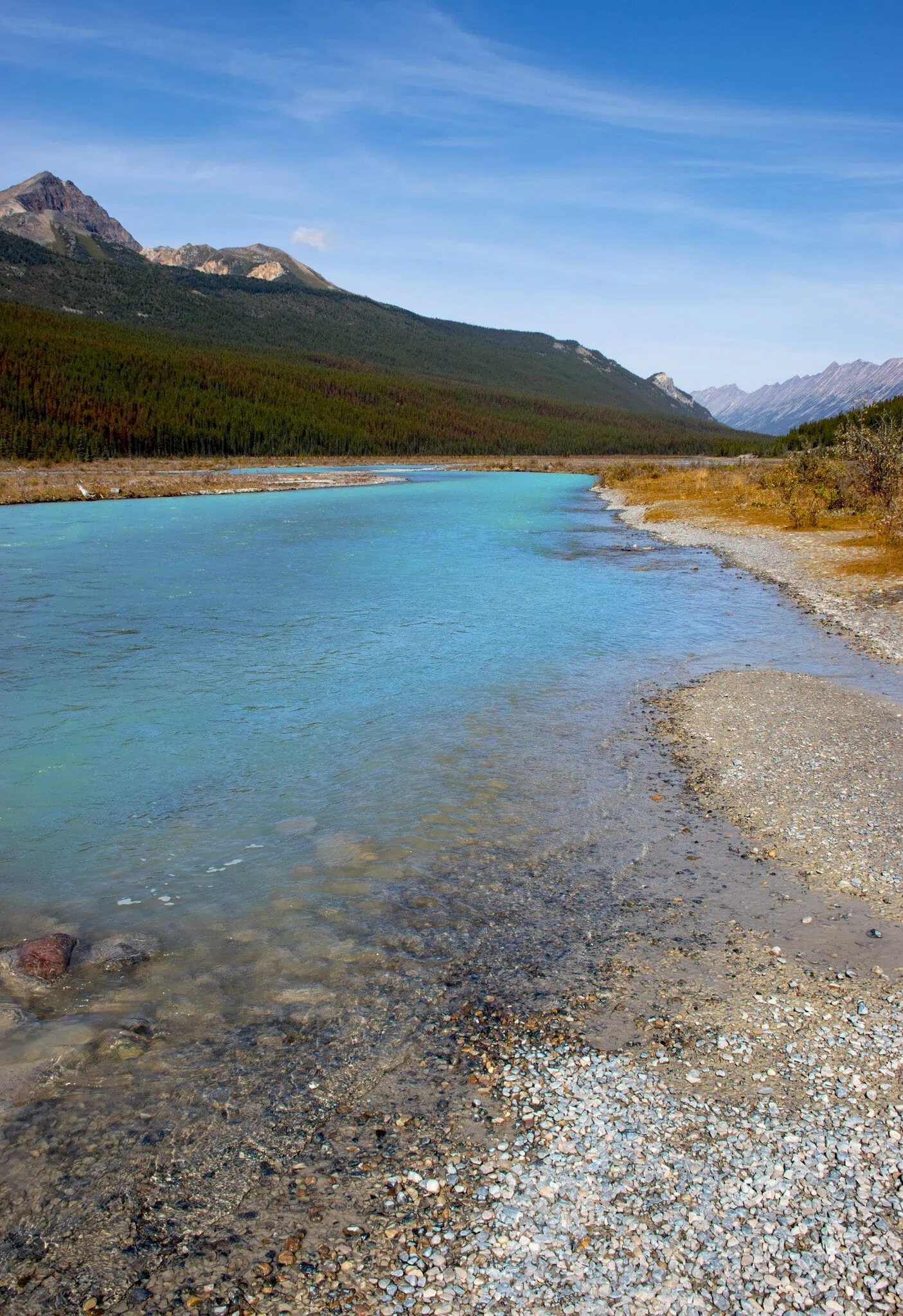 Sunwapta Falls near the Icefields Parkway