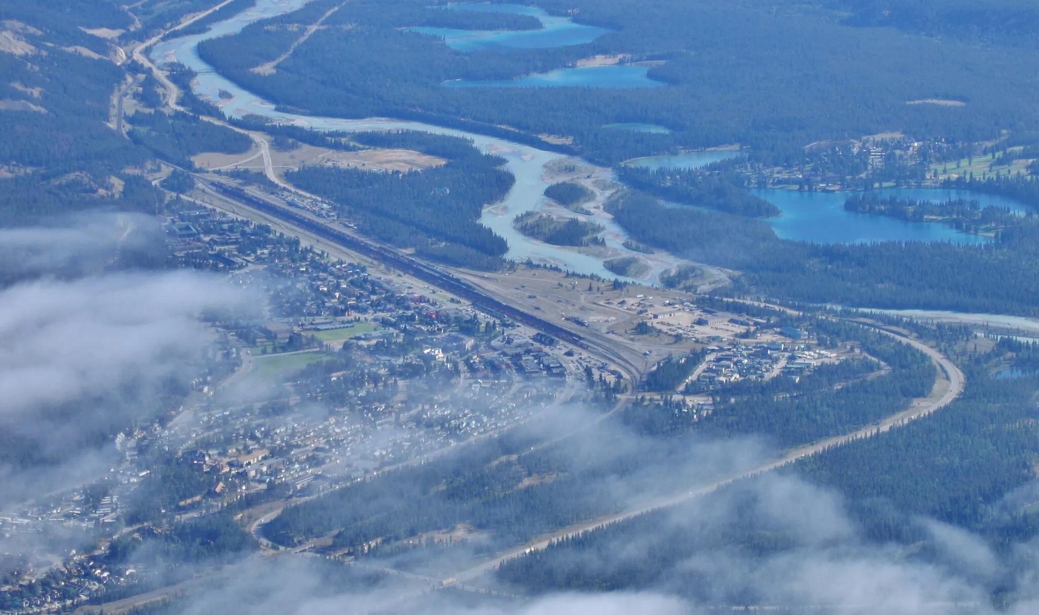 Jasper Skytram with views over the Athabasca Valley