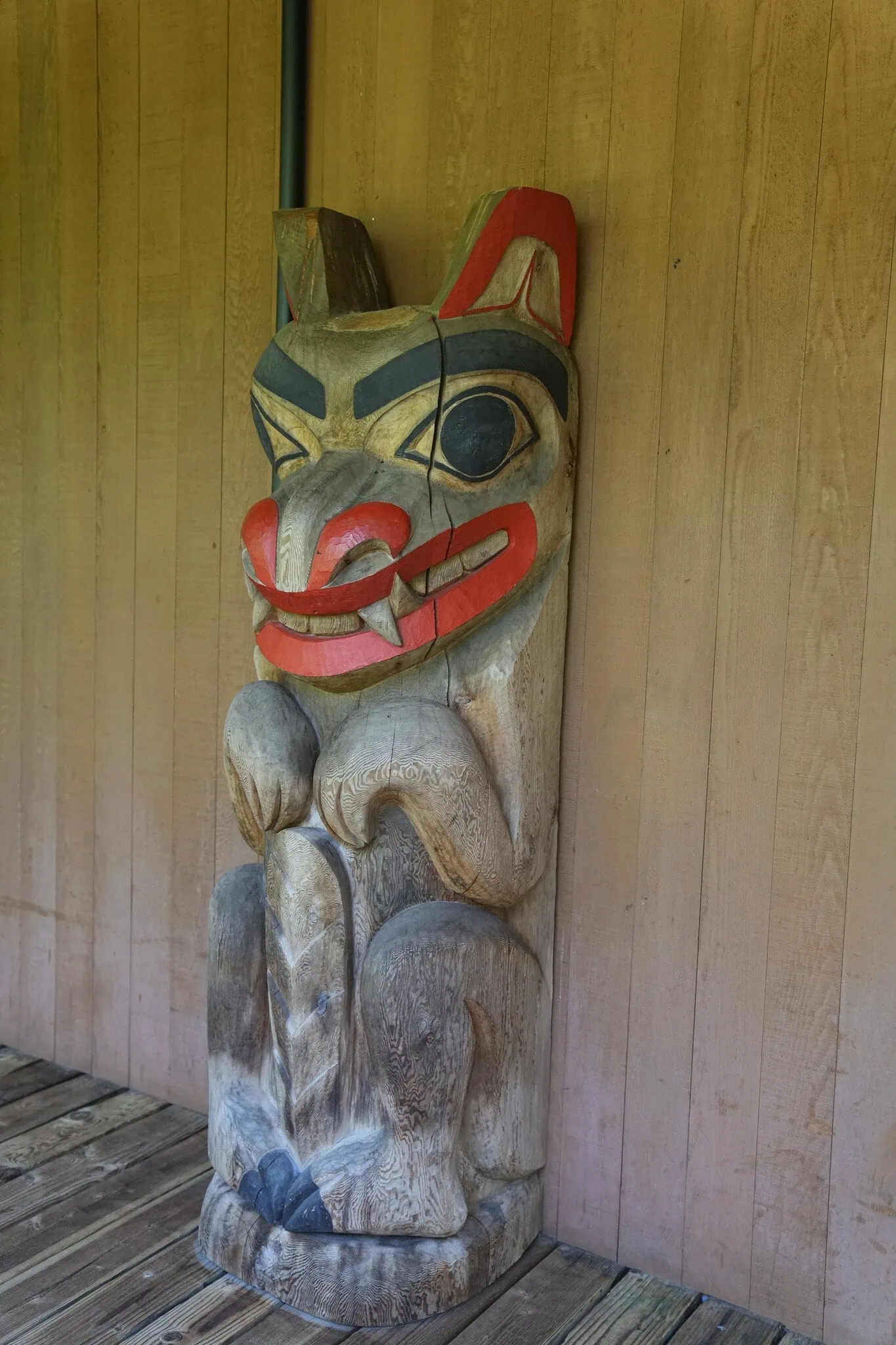 Totem v Ketchikan na Aljašce