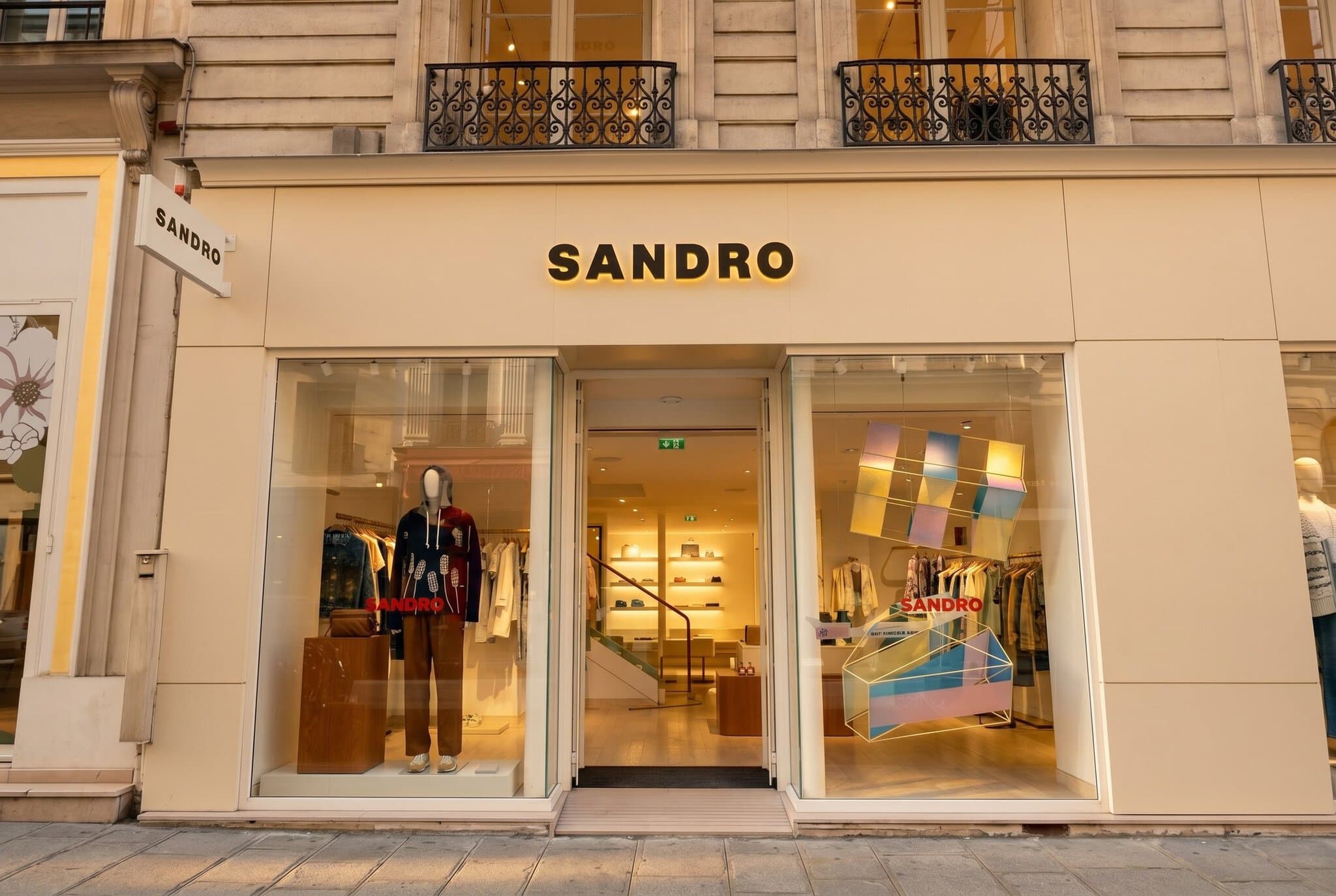 Shopping i Paris: Concept stores, varuhus och vintage (komplett shoppingguide) 18 Smala Rue Saint-Honoré med modebutiker i morgonsol