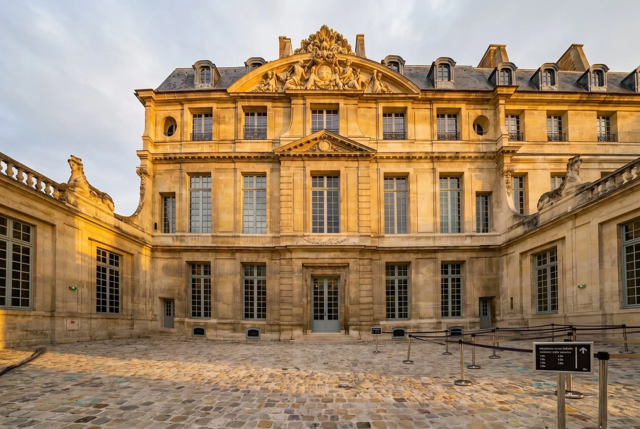 Nádvorie Hôtel Salé s Musée Picasso v Marais