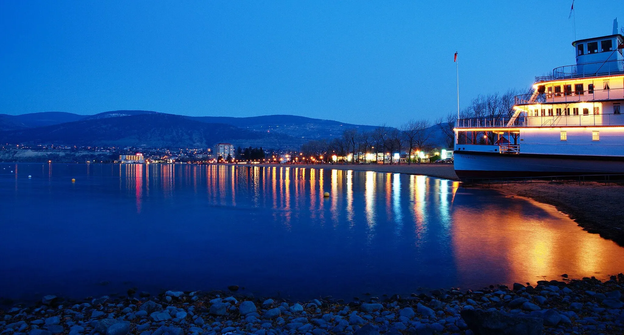Pláže Okanagan Beach v Pentictonu