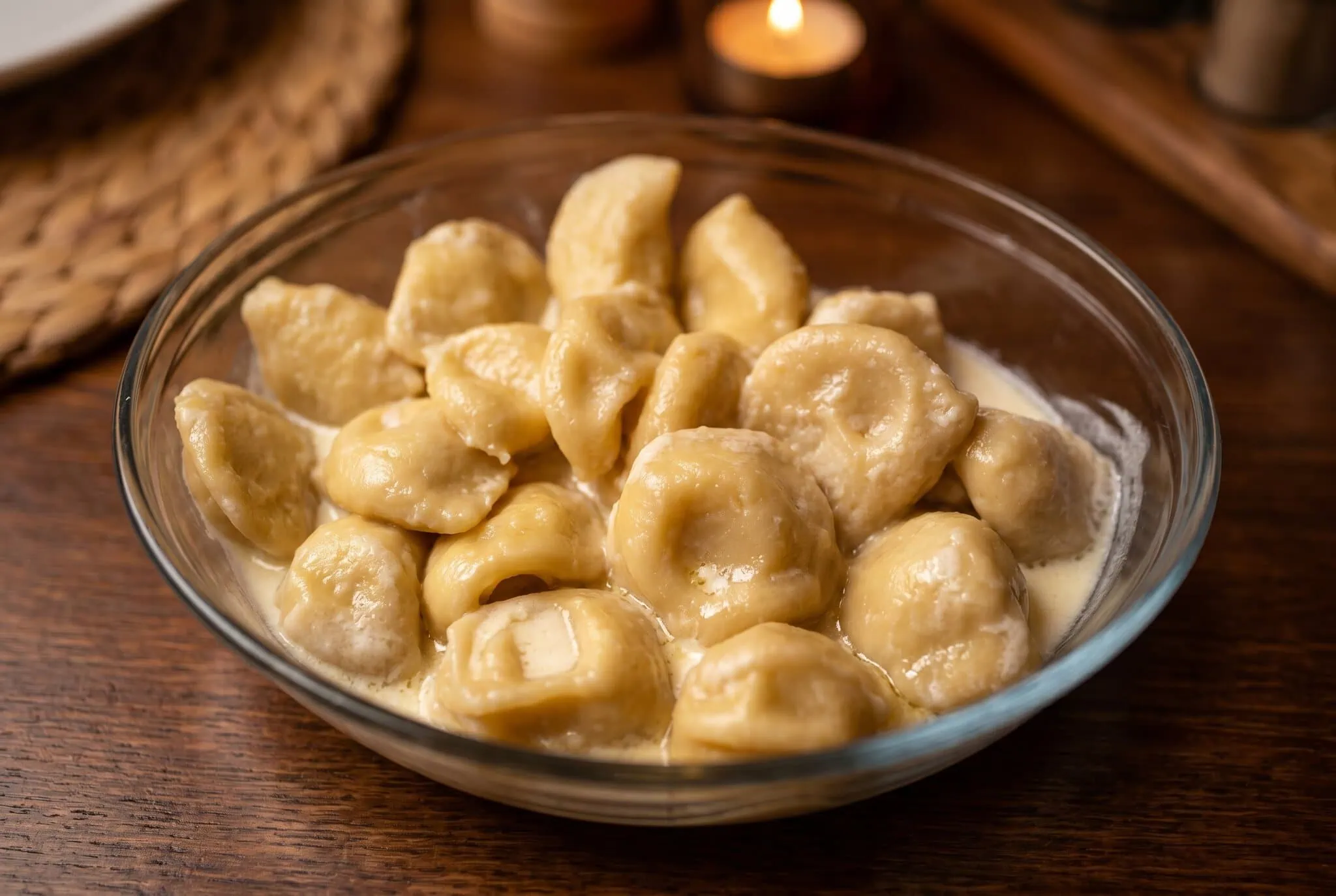 Pierogi ruskie s bramborami a tvarohem