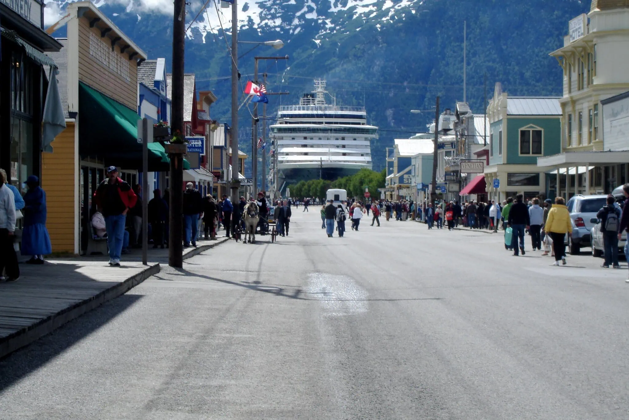 Skagway, městečko zlaté horečky na Aljašce