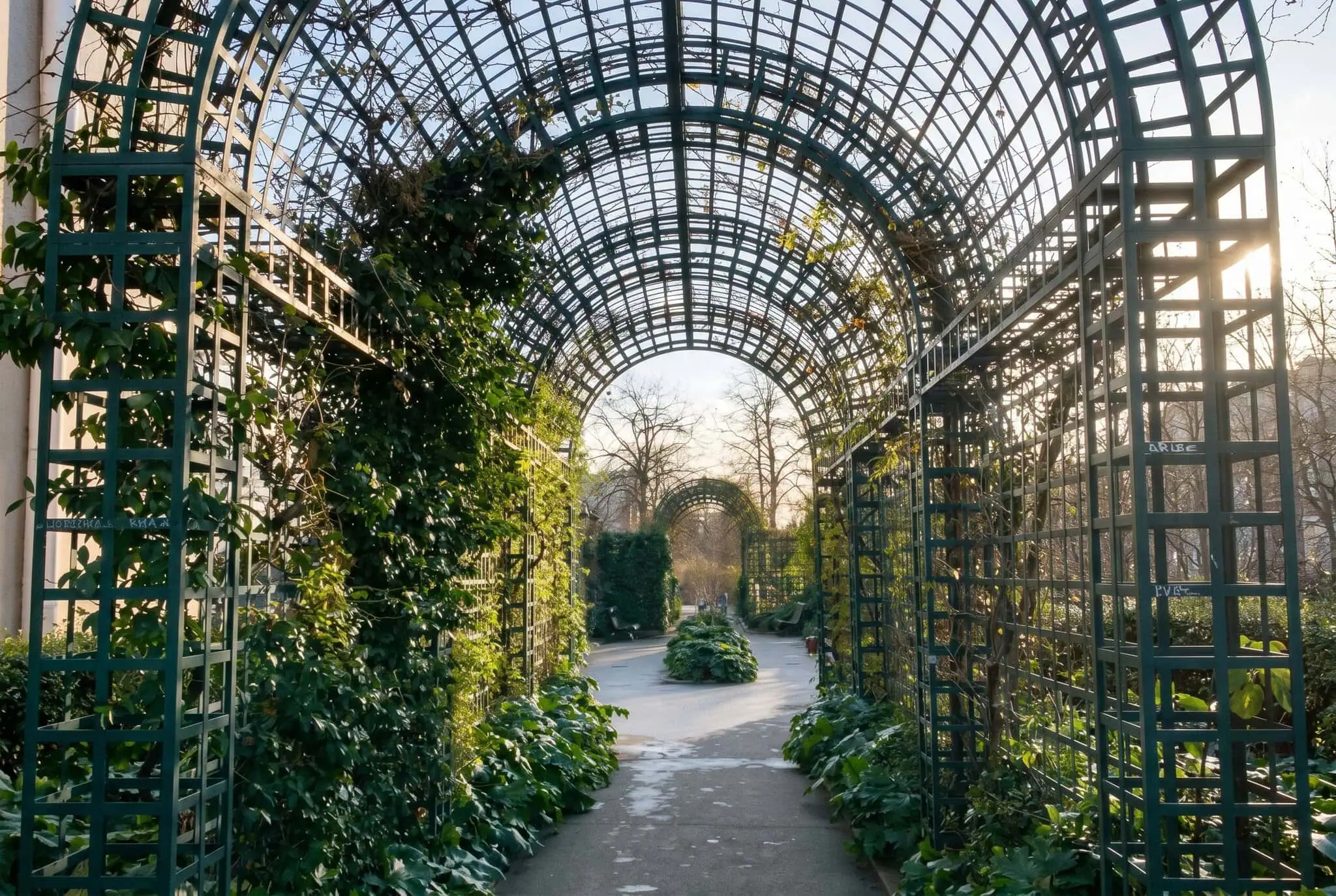 Vyvýšená promenáda Promenade Plantée lemovaná zeleňou