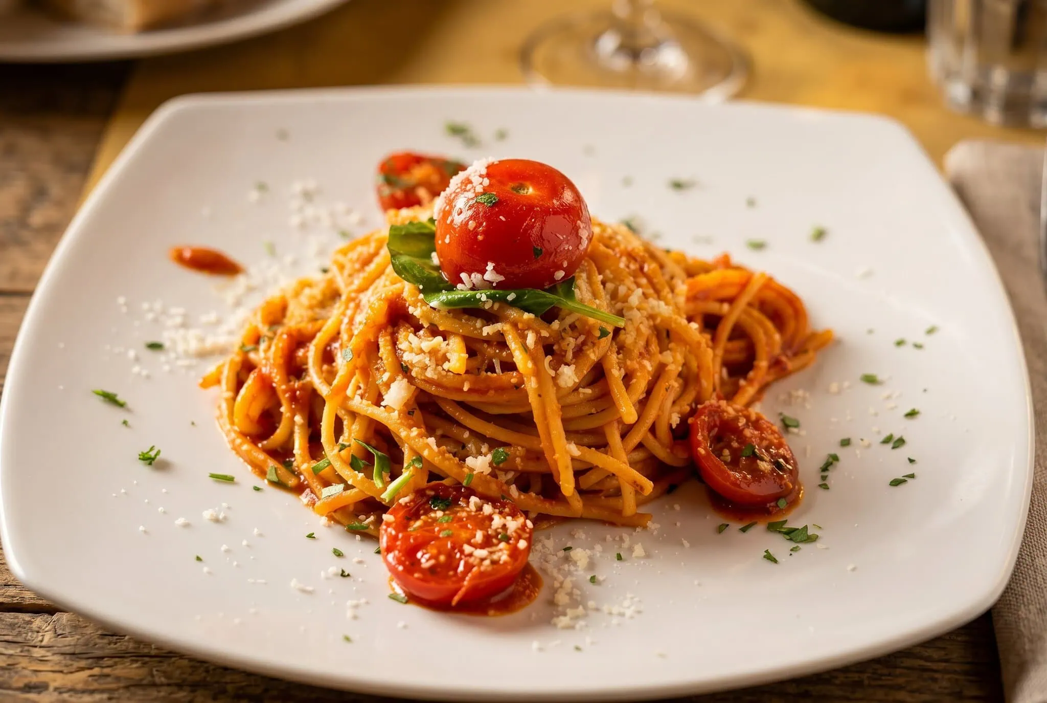 Španělské schody v Římě: historie + 10 tipů v okolí 13 Vegetariánská italská pasta s rajčaty