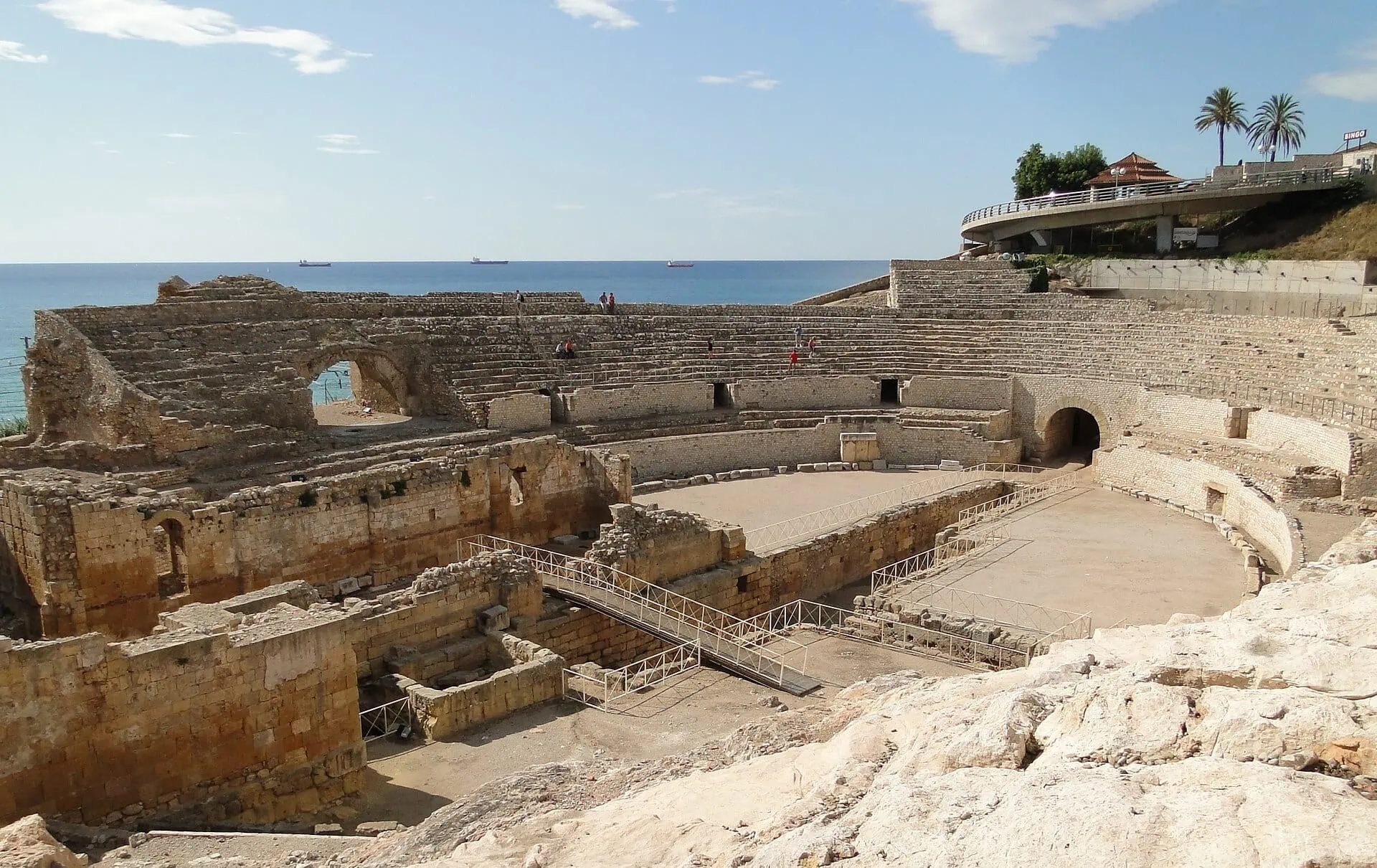 Tarragona, Spagna: patrimonio romano sul mare 5 Anfiteatro romano con vista sul mare a Tarragona