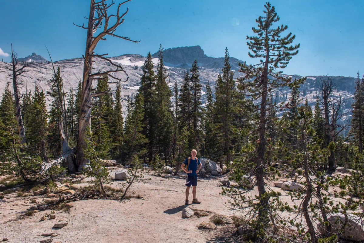 Zulove kupole ve vysokohorske casti Yosemite u Tioga Road