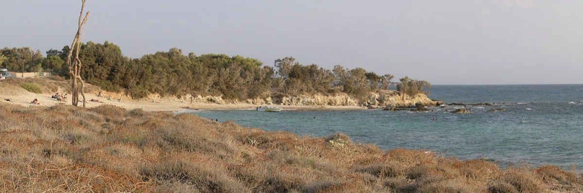 Remote beaches on the south-west of Naxos