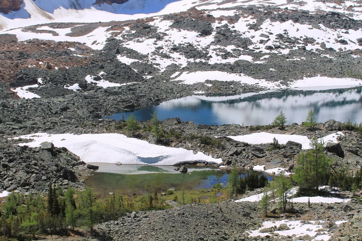 Larch Valley i Sentinel Pass: najlepszy jesienny trekking w Kanadzie 2026 15 Eiffel Lake z widokiem na Valley of the Ten Peaks