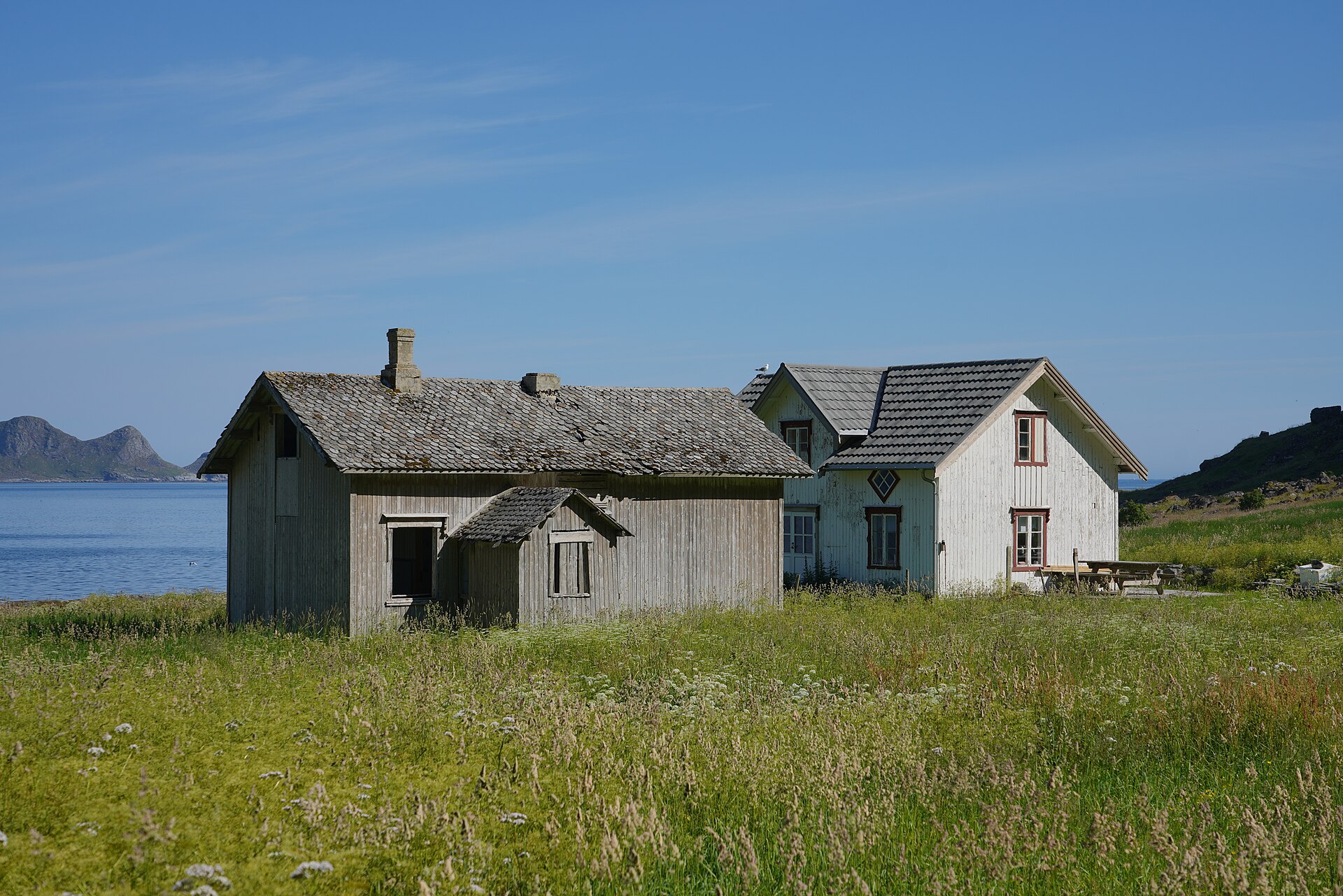 Het eiland Værøy
