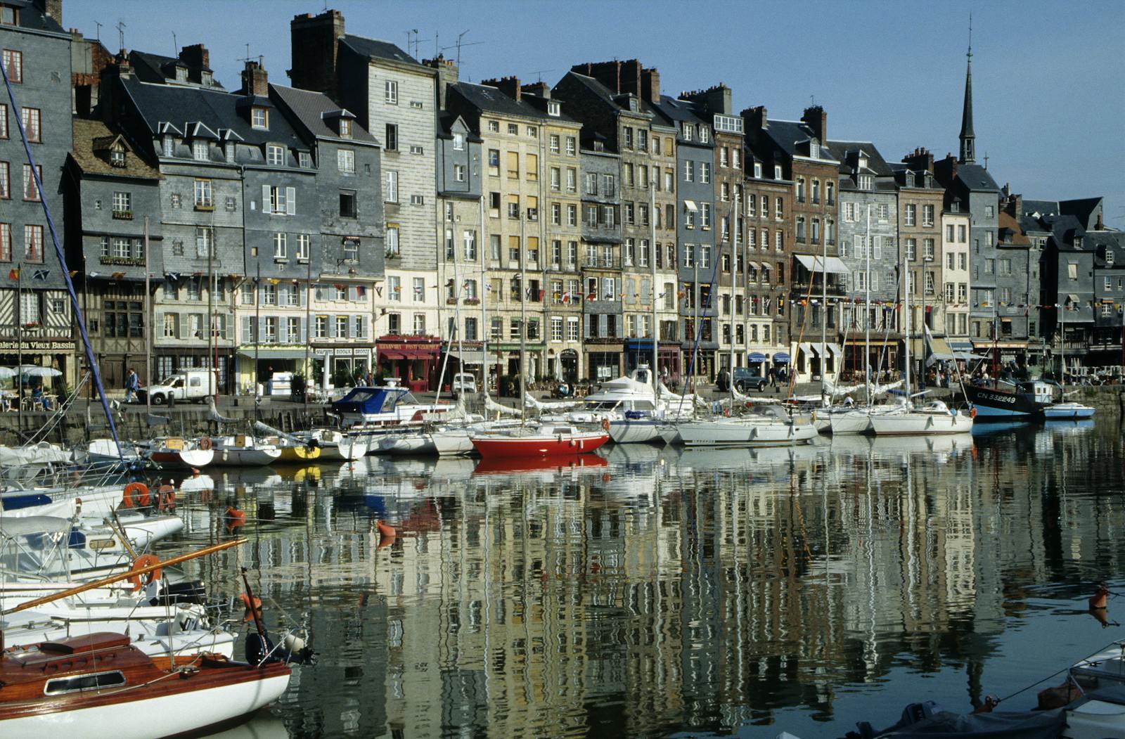Il vecchio porto Vieux Bassin a Honfleur