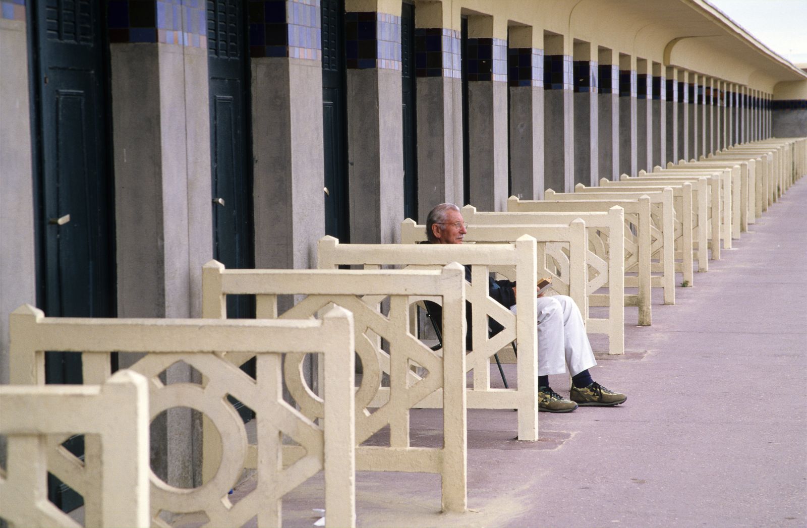 La passeggiata Les Planches a Deauville