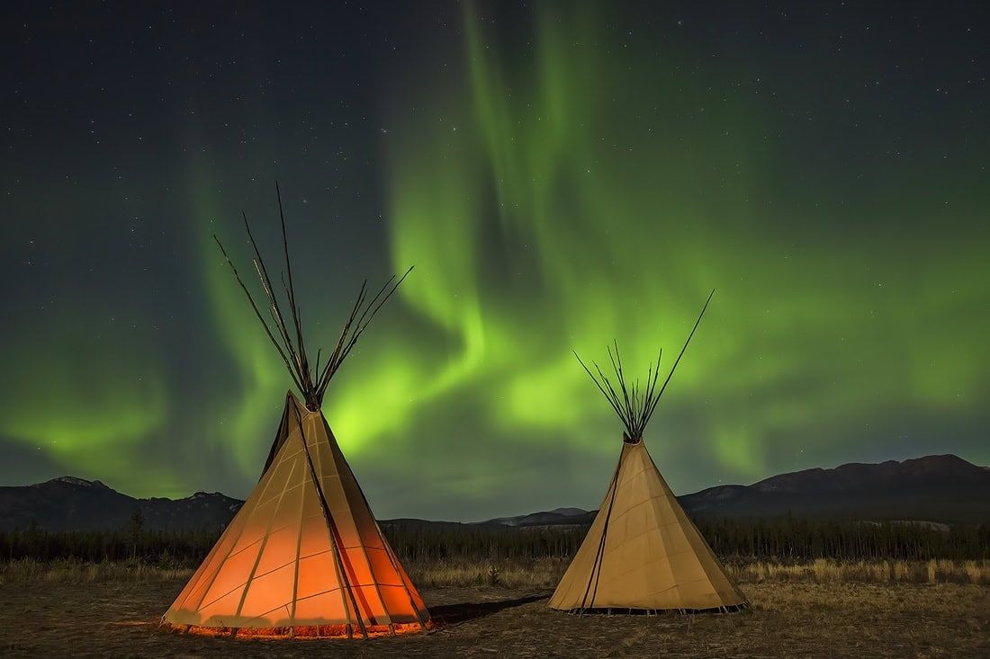 Aurora boreală: unde și când o vezi (12 cele mai bune locuri) 14 Aurora boreală deasupra Yukonului din Canada
