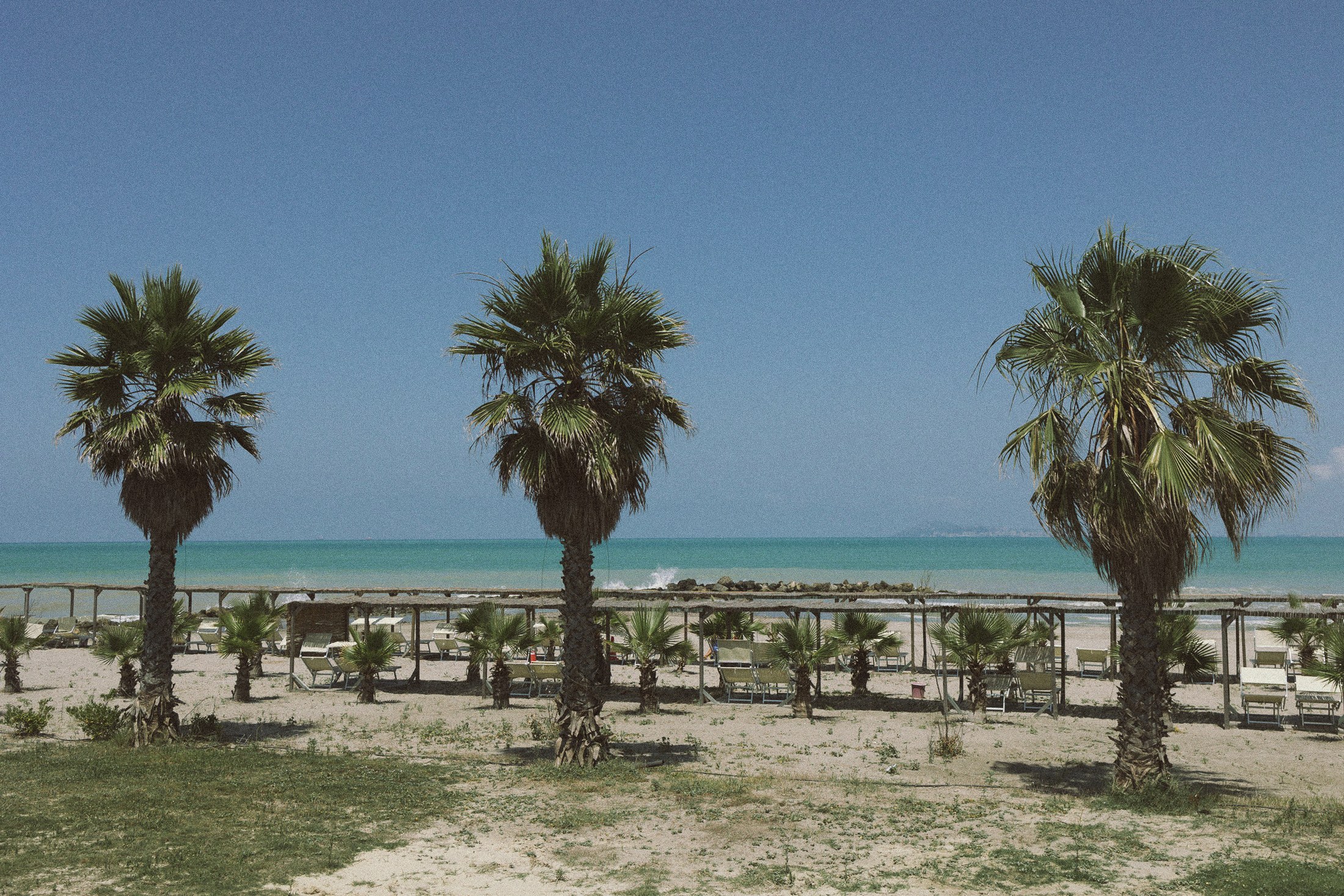 Vlora, Durrës and Albania's Adriatic Coast: 8 Things to See and Do 1 Palm-lined promenade beside a sandy beach on Albania's Adriatic coast