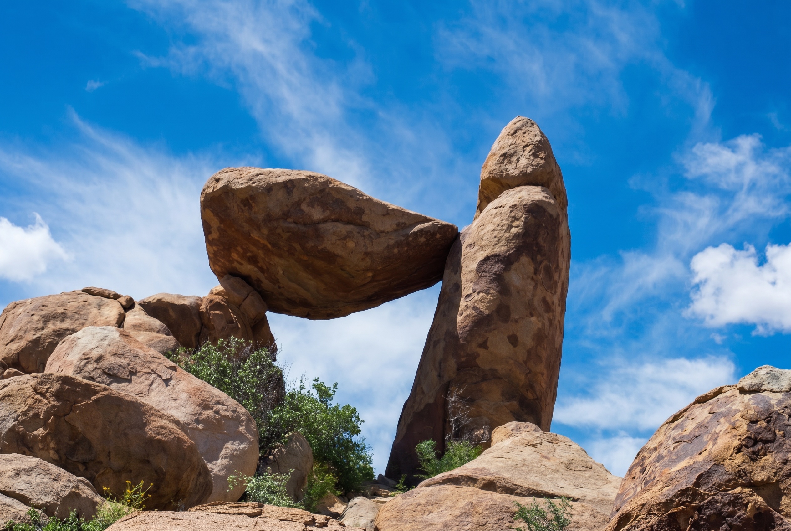 Big Bend National Park, Texas: 15 tipů, co vidět a dělat 18 Balanced Rock v Grapevine Hills
