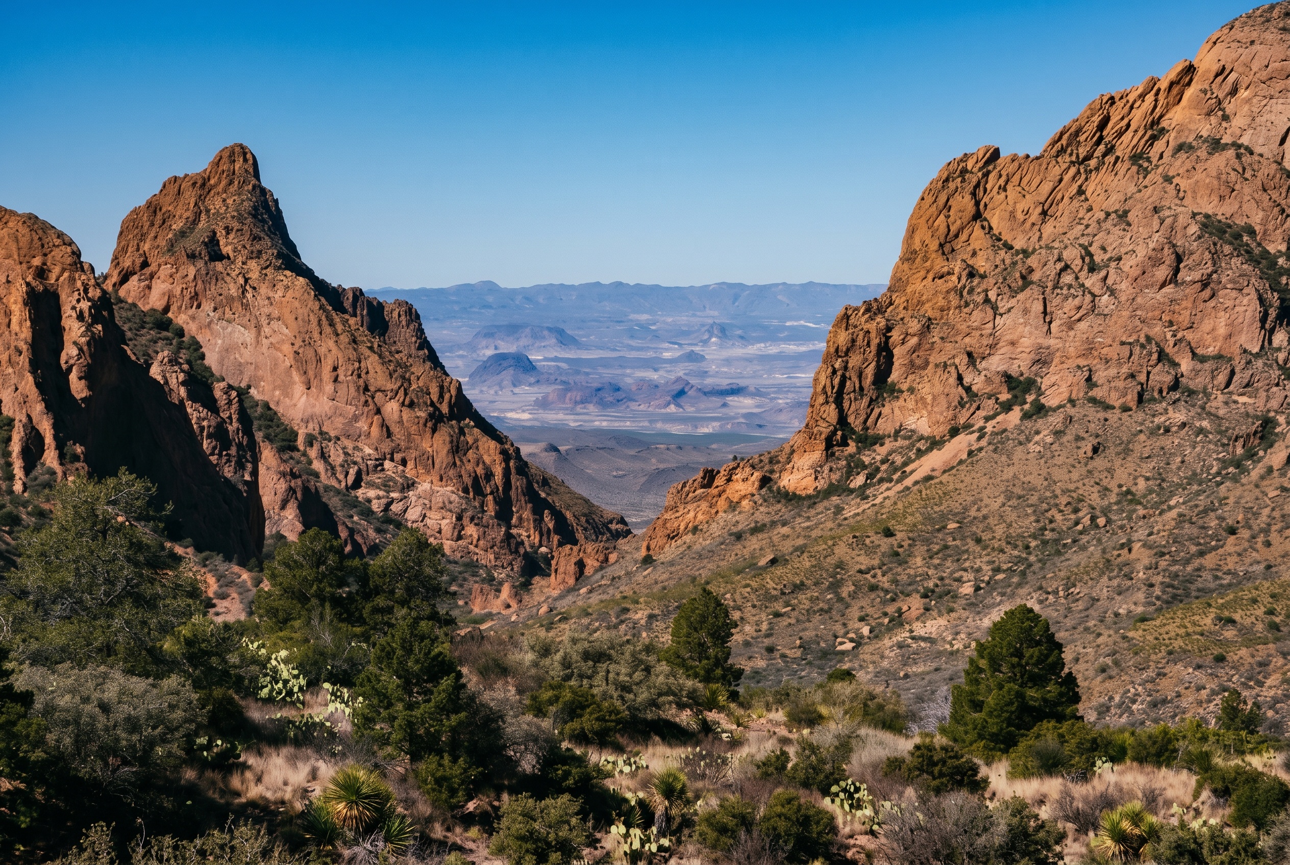 Big Bend National Park, Texas: 15 tipů, co vidět a dělat 9 The Window – skalní okno v Chisos Basin