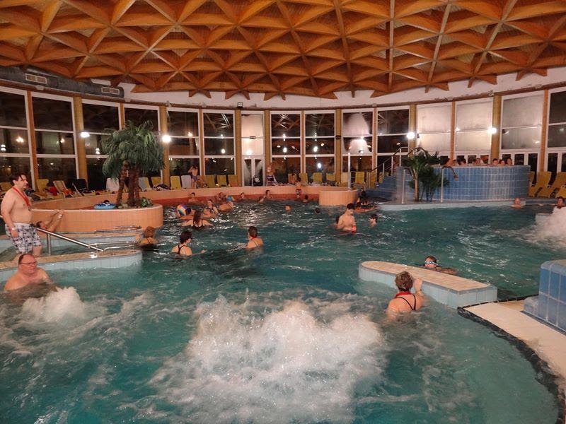 Best Aquaparks in Hungary: 13 Top Picks for 2026 11 Indoor pool under a wooden dome at Bükfürdő