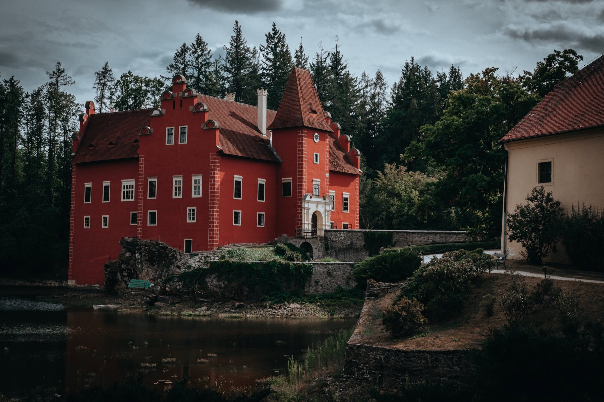 Červená Lhota Castle: 8 Tips on What to See & Know Before Visiting in 2026 83 Červená Lhota Castle above the water surface of the pond