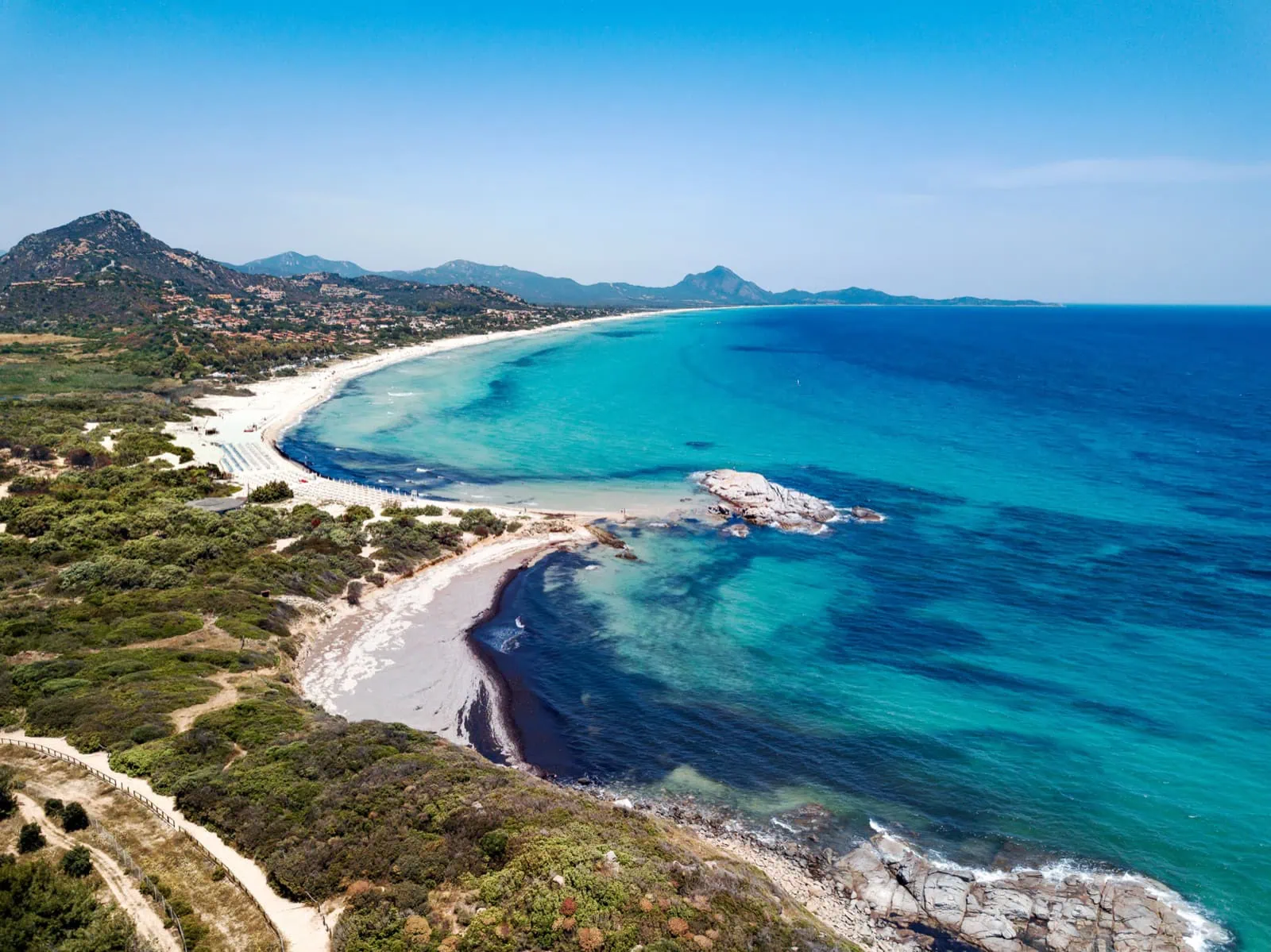 The Most Beautiful Beaches in Sardinia: 16 Best Coves for 2026 10 Aerial view of the long sandy beach of Costa Rei