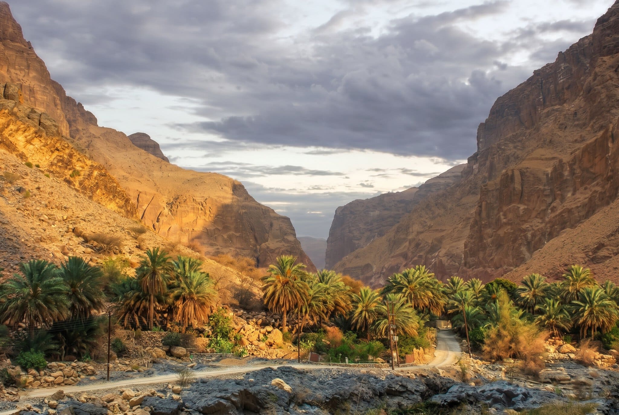 Vacanță în Oman: 21 de locuri de văzut și când să mergi în 2026 19 Canionul verde Wadi Tiwi