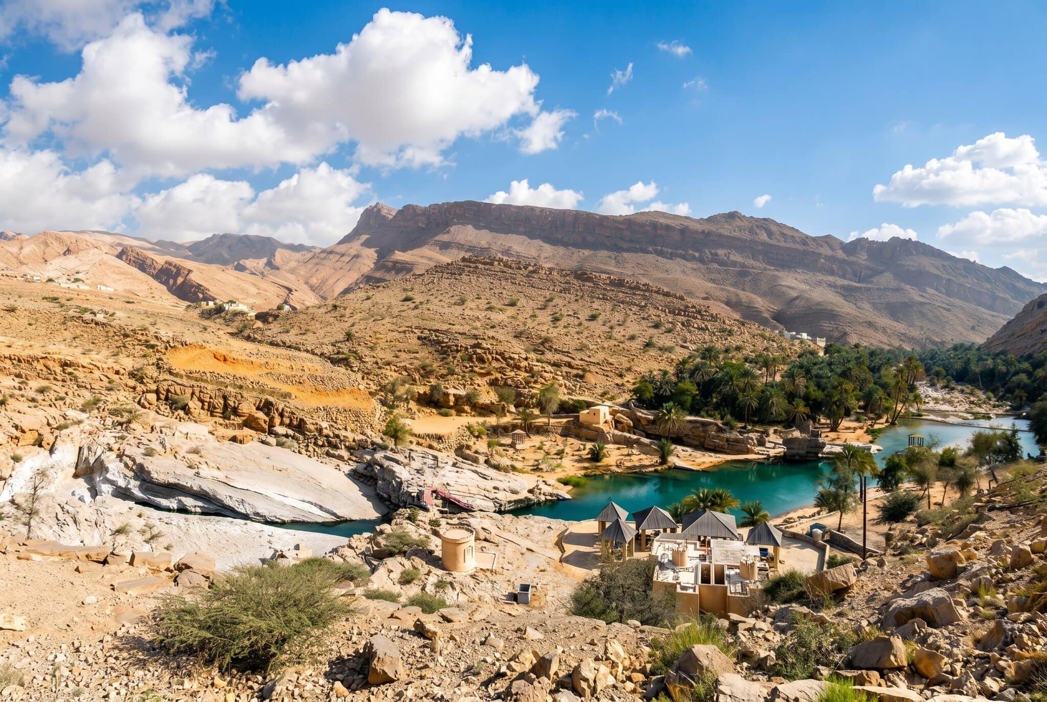 Vacanță în Oman: 21 de locuri de văzut și când să mergi în 2026 20 Lăculețe în Wadi Bani Khalid